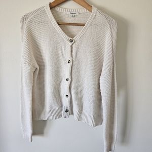 Madewell cream knit sweater